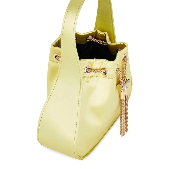 Oroton Lemon Satin Mini Bag - Picture 5 of 6